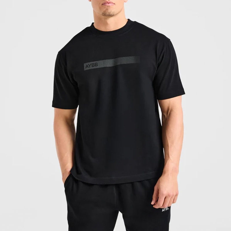 Custom Cotton Streetwear Mens Black and White T-Shirts